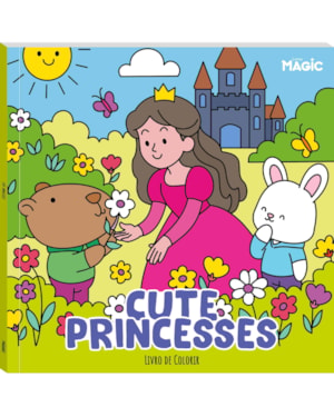 CUTE PRINCESSES - LIVRO DE COLORIR
