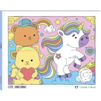 CUTE UNICORNS - LIVRO DE COLORIR
