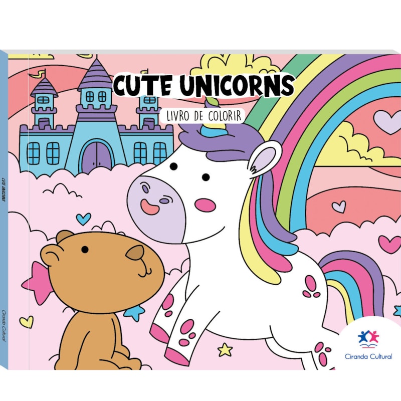 CUTE UNICORNS - PARA COLORIR