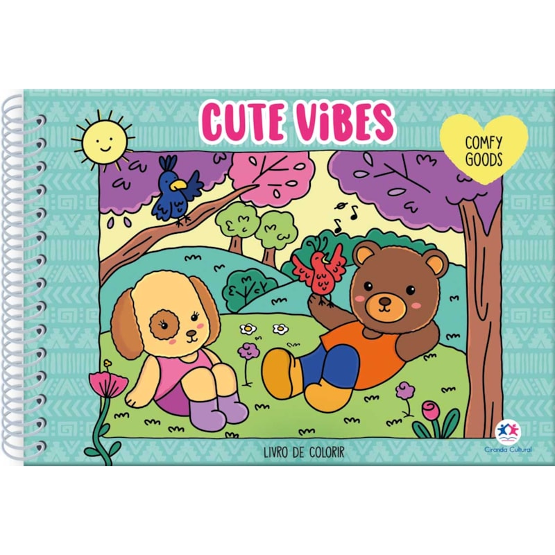 CUTE VIBES - LIVRO DE COLORIR