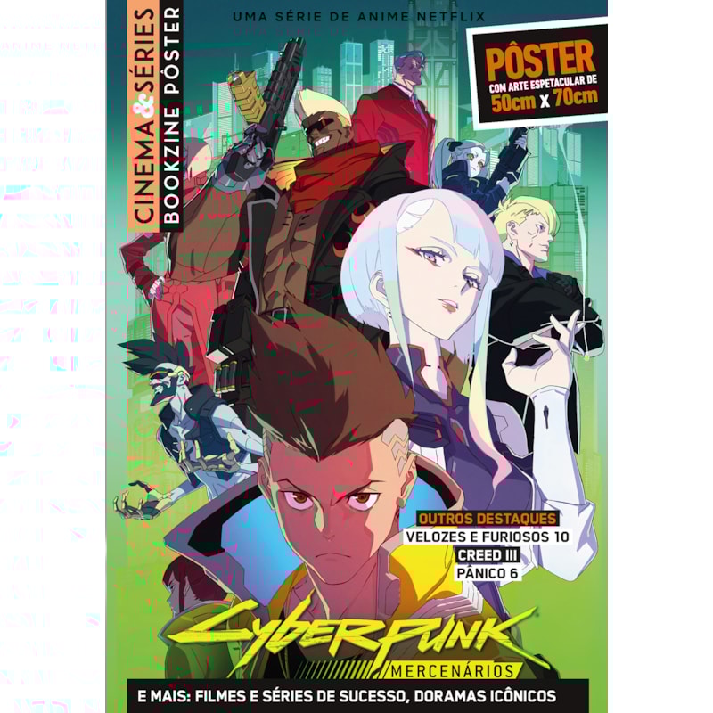 CYBERPUNK: MERCENÁRIOS - SUPERPÔSTER CINEMA E SÉRIES