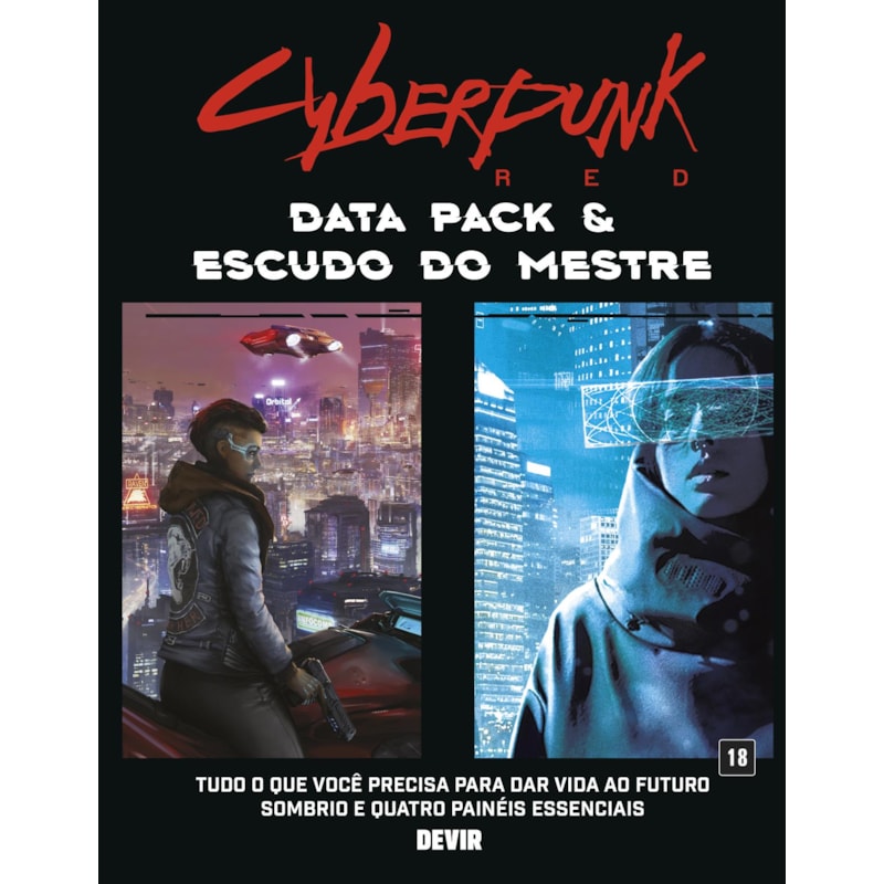 Cyberpunk Red: Data Pack e Escudo do Mestre