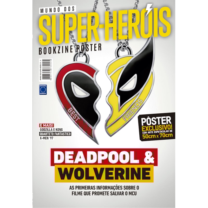 DEADPOOL & WOLVERINE - SUPERPÔSTER MUNDO DOS SUPER-HERÓIS