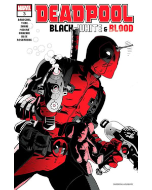 Deadpool: preto, branco e sangue