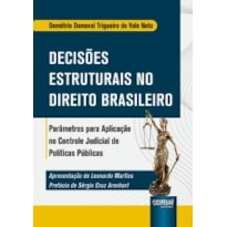 DECISÕES ESTRUTURAIS NO DIREITO BRASILEIRO - PARÂMETROS PARA APLICAÇÃO NO CONTROLE JUDICIAL DE POLÍTICAS PÚBLICAS