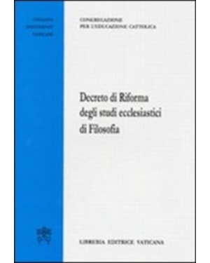 DECRETO DI RIFORMA DEGLI STUDI ECCLESIASTICI DI FILOSOFIA - 1ª
