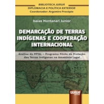 DEMARCAÇÃO DE TERRAS INDÍGENAS E COOPERAÇÃO INTERNACIONAL - ANÁLISE DO PPTAL - PROGRAMA PILOTO DE PROTEÇÃO DAS TERRAS INDÍGENAS NA AMAZÔNIA LEGAL - BIBLIOTECA JURUÁ DIPLOMACIA E POLÍTICA EXTERIOR - COORDENADOR: ARGEMIRO PROCÓPIO