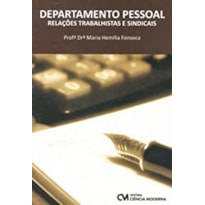 DEPARTAMENTO PESSOAL - RELACOES TRABALHISTAS E SINDICAIS - 1