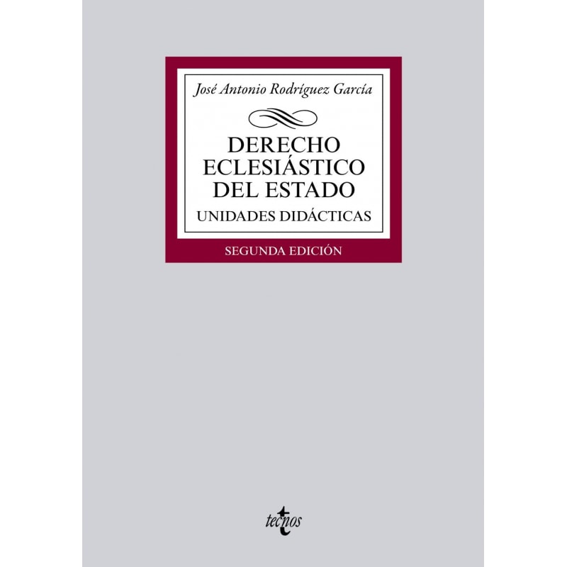 DERECHO ECLESIASTICO DEL ESTADO - UNIDADES DIDACTICAS
