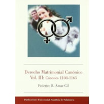 DERECHO MATRIMONIAL CANONICO III - CANONES 1108-1165 - 1
