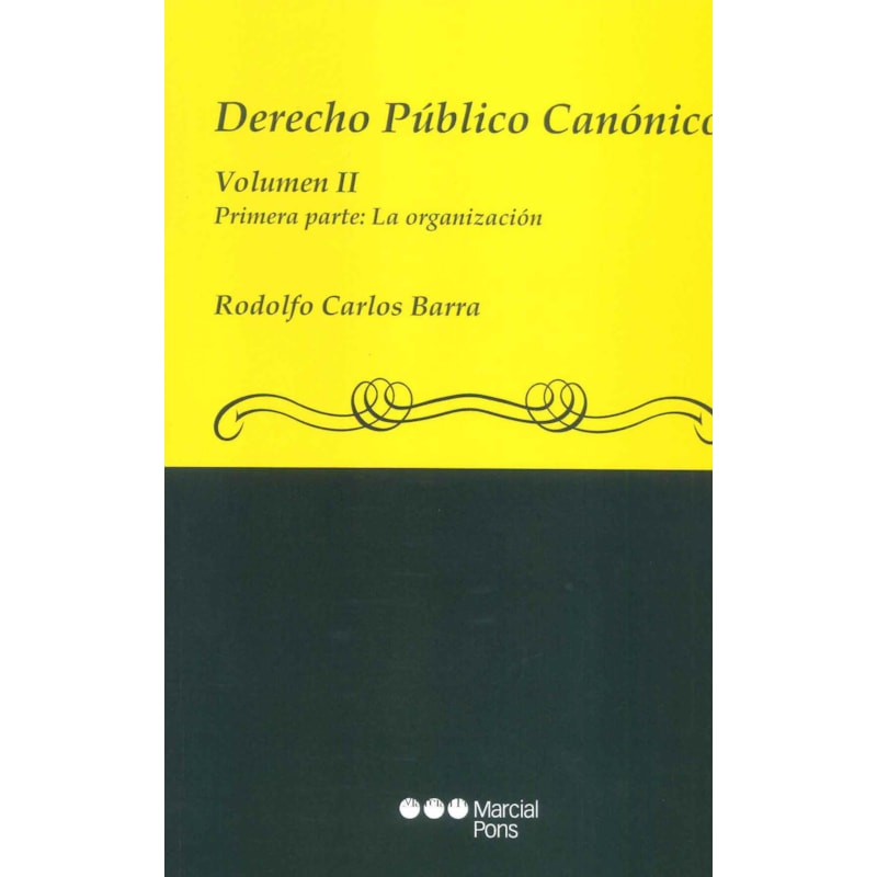 DERECHO PÚBLICO CANÓNICO - VOL II