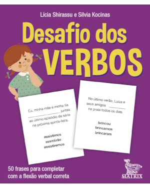 DESAFIO DOS VERBOS: 50 FRASES PARA COMPLETAR COM A FLEXÃO VERBAL CORRETA