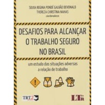 DESAFIOS PARA ALCANCAR O TRABALHO SEGURO NO BRASIL - UM ESTUDO DAS SITUACOE