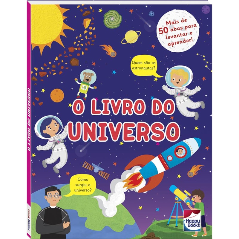 DESCOBRINDO O MUNDO - UM LIVRO COM ABAS: LIVRO DO UNIVERSO