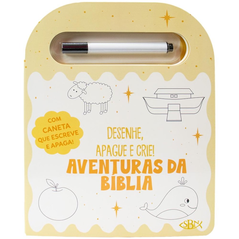 DESENHE, APAGUE E CRIE: AVENTURAS DA BÍBLIA