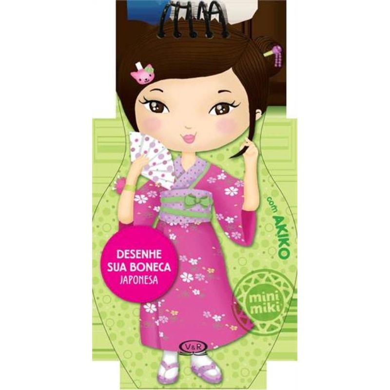 DESENHE SUA BONECA JAPONESA