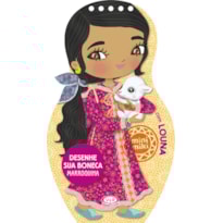 DESENHE SUA BONECA MARROQUINA COM LOUNA