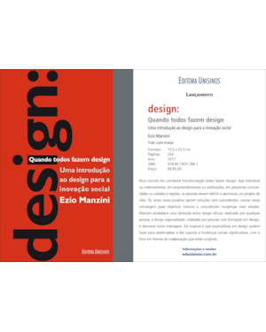 DESIGN - QUANDO TODOS FAZEM DESIGN - UMA INTRODUÇÃO AO DESIGN PARA A INOVAÇÃO SOCIAL
