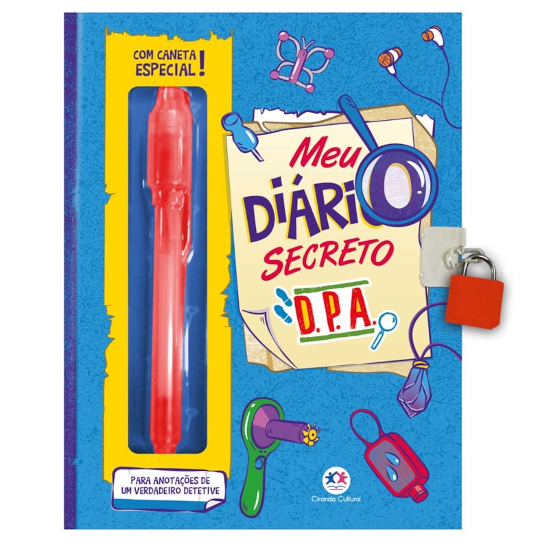Detetives do Prédio Azul - Meu livro diário secreto: Com caneta especial