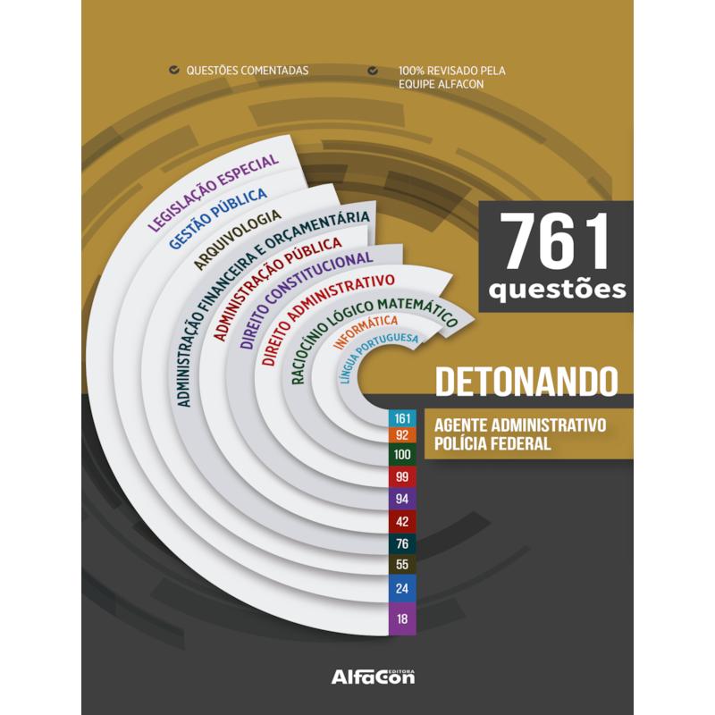DETONANDO A POLÍCIA FEDERAL AGENTE ADMINISTRATIVO: 761 QUESTÕES COMENTADAS