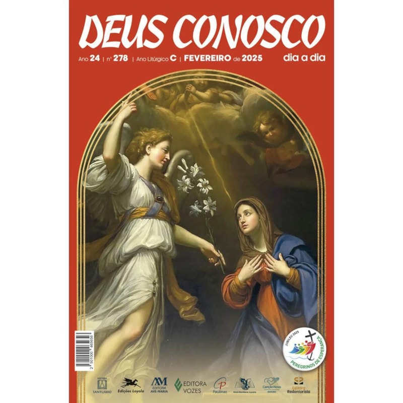DEUS CONOSCO LETRAS GRANDES FEVEREIRO 2025