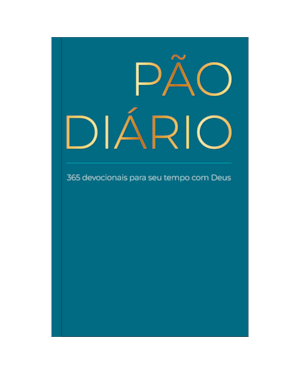 Devocional Pão Diário - Letra grande - Azul - Devocional Diário: Um devocional para cada dia do ano