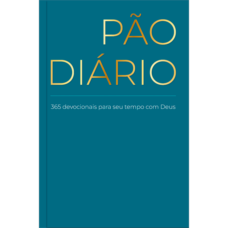 Devocional Pão Diário - Letra grande - Azul - Devocional diário: Um devocional para cada dia do ano