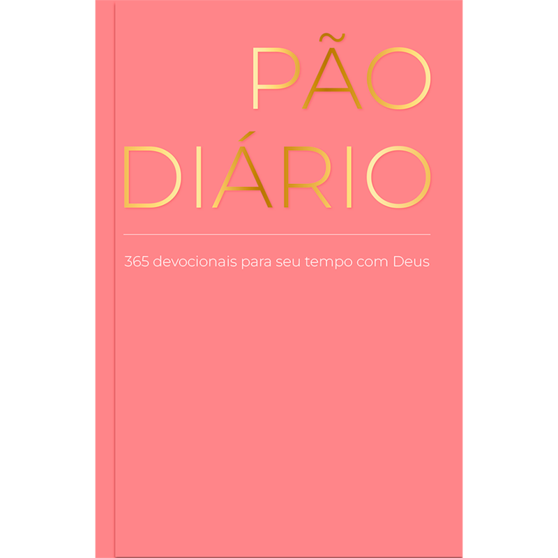 Devocional Pão Diário - Letra grande - Rosa - Devocional Diário: Um devocional para cada dia do ano