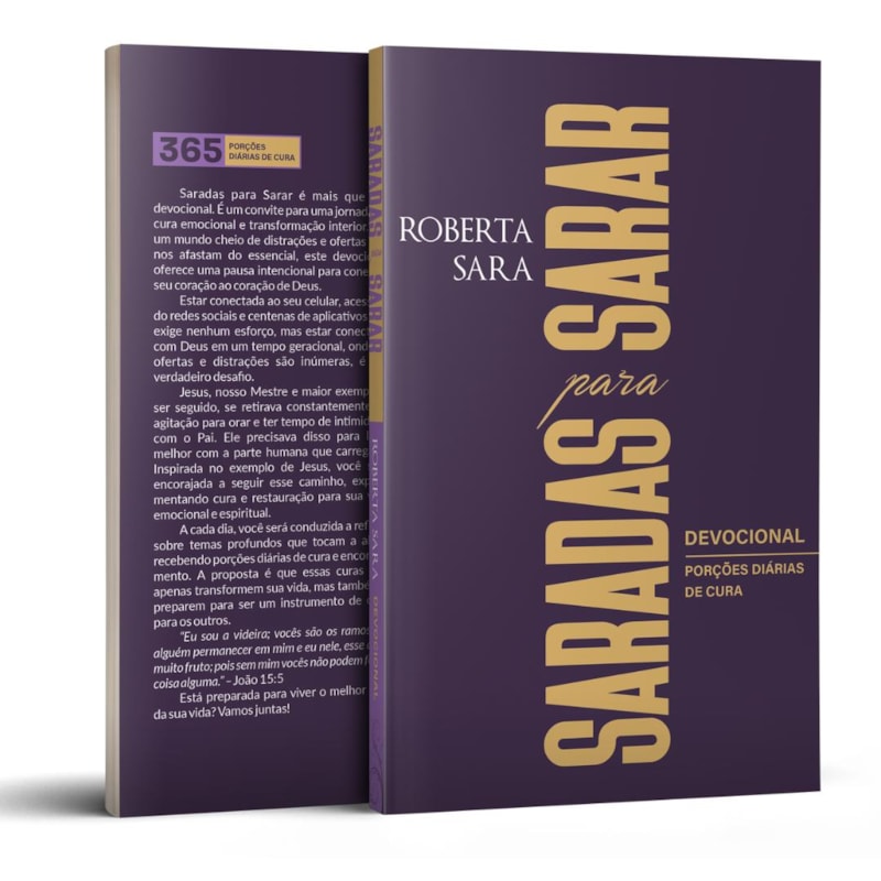 DEVOCIONAL SARADAS PARA SARAR - 365 DIAS
