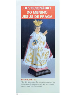 DEVOCIONARIO DO MENINO JESUS DE PRAGA PCT 50