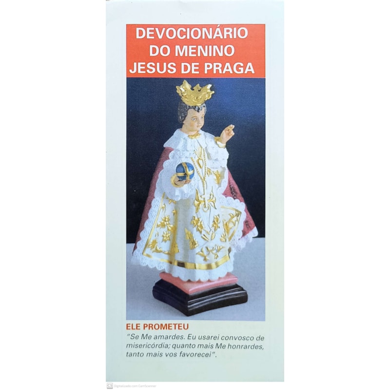 DEVOCIONARIO DO MENINO JESUS DE PRAGA PCT 50