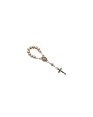 DEZENA MINI PEROLADO 4MM ROSA