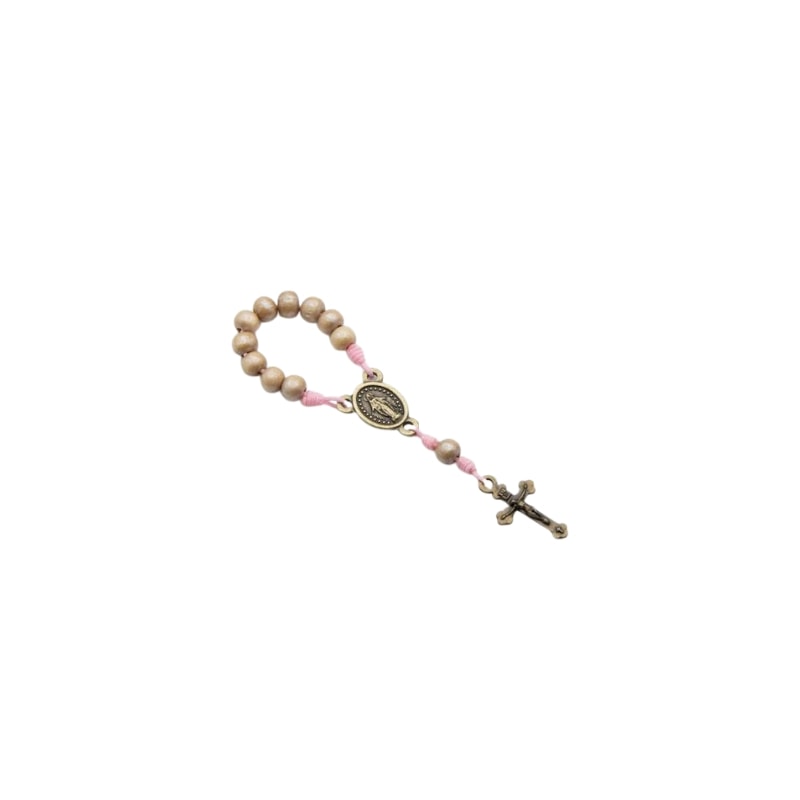 DEZENA MINI PEROLADO 4MM ROSA