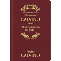 Dia a dia com calvino capa couro: devocional diário