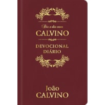 Dia a Dia com Calvino - Devocional diário - Capa couro: devocional diário