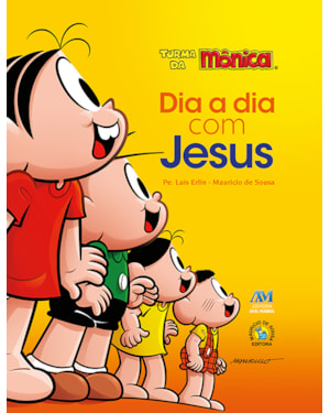 DIA A DIA COM JESUS - TURMA DA MÔNICA (ALMOFADADA)