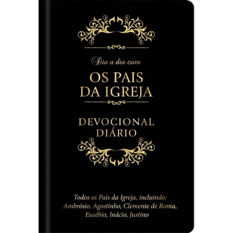 Dia a dia com os pais da igreja - Capa couro