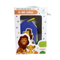 DIA A DIA NA SELVA COM O REI LEÃO - LIVRO COM CARDS COLORIDOS PARA APRENDER NOVAS PALAVRAS