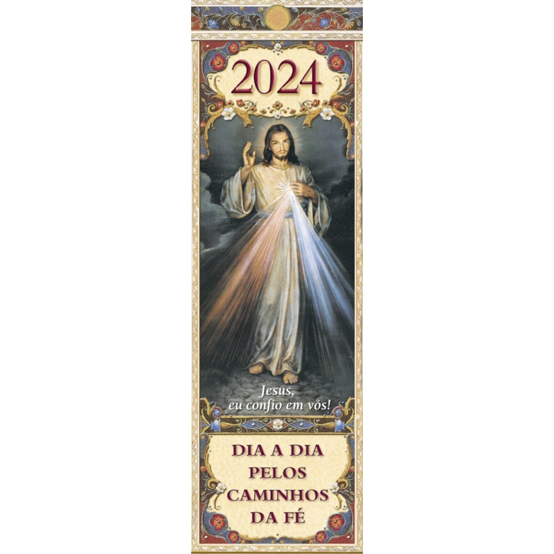 DIA A DIA PELOS CAMINHOS DA FÉ 2024 - CALENDÁRIO DOS SANTOS