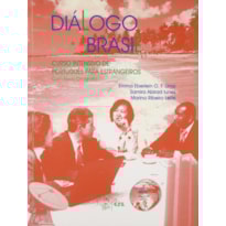 DIÁLOGO BRASIL - CURSO INTENSIVO DE PORTUGUÊS PARA ESTRANGEIROS - LIVRO TEXTO COM CD-ROM