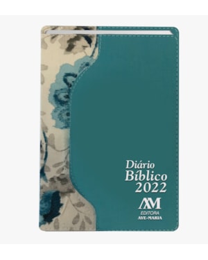 DIÁRIO BÍBLICO 2022 - LUXO - VERDE FLORAL