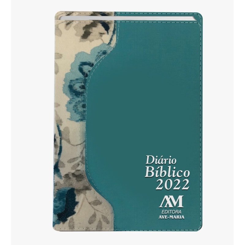 DIÁRIO BÍBLICO 2022 - LUXO - VERDE FLORAL