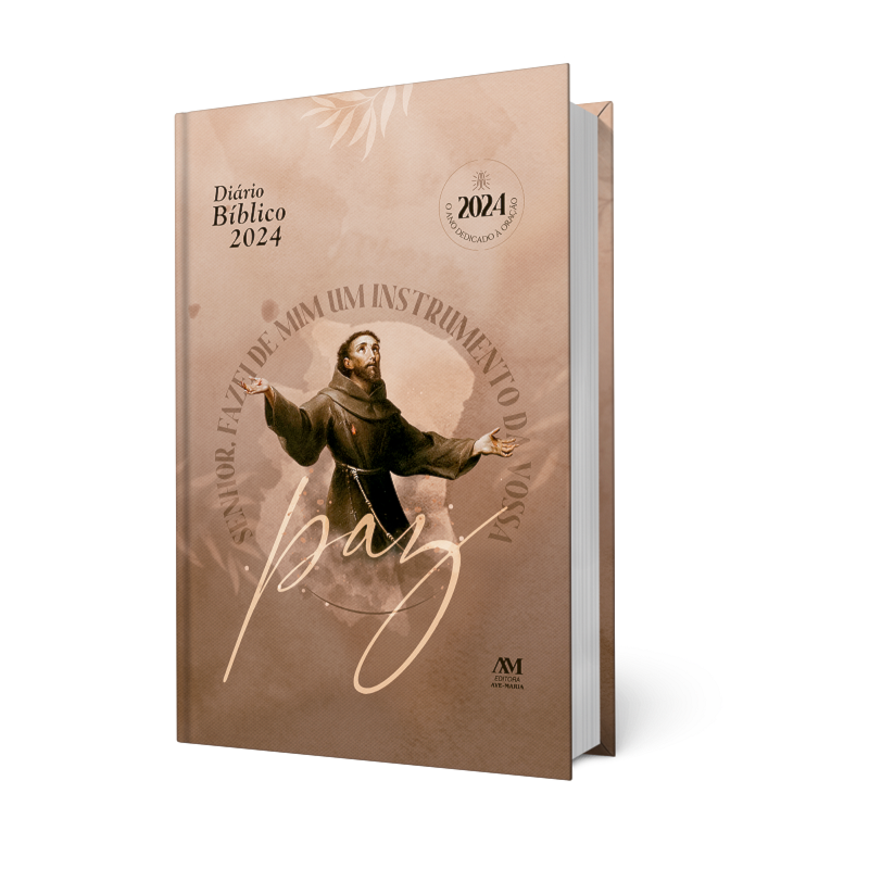 DIÁRIO BÍBLICO 2024 - CAPA DURA SÃO FRANCISCO DE ASSIS
