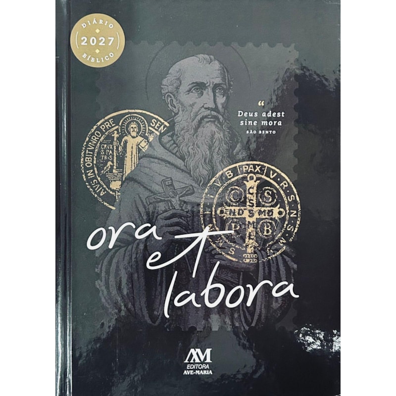 DIÁRIO BÍBLICO 2027 - CAPA DURA - SÃO BENTO