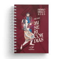 DIÁRIO BÍBLICO CAPA CRISTAL PAI DAS MISERICÓRDIAS 2026