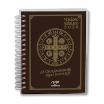 DIÁRIO BÍBLICO CAPA CRISTAL SÃO BENTO 2026