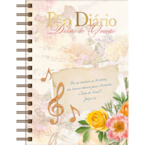 Diário de oração - Pão Diário - Cantarei - Devocional diário: Um diário com 365 reflexões com espaço para anotações