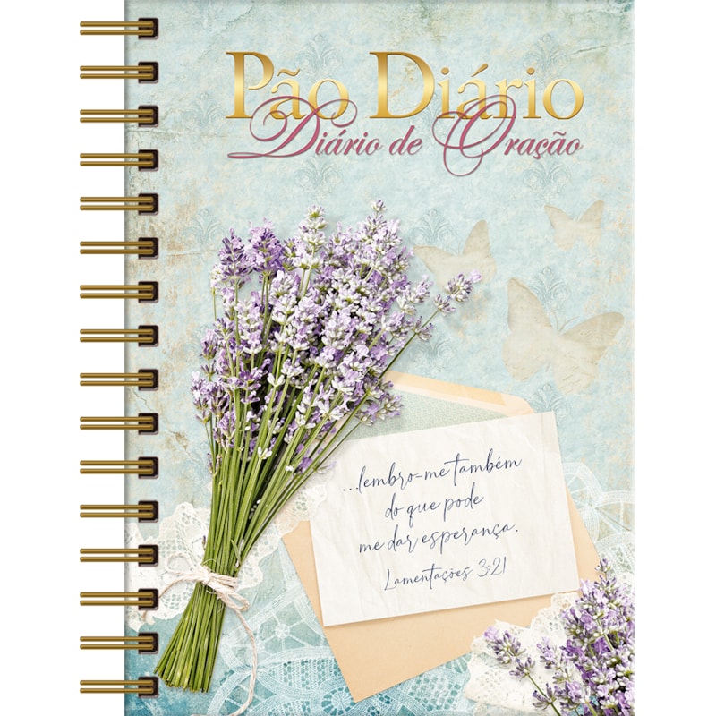 Diário de oração - Pão Diário - Esperança - Devocional diário: Um diário com 365 reflexões com espaço para anotações