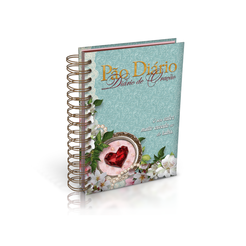 Diário de Oração - Pão Diário - Jóia Preciosa - Devocional diário: Um diário com 365 reflexões com espaço para anotações
