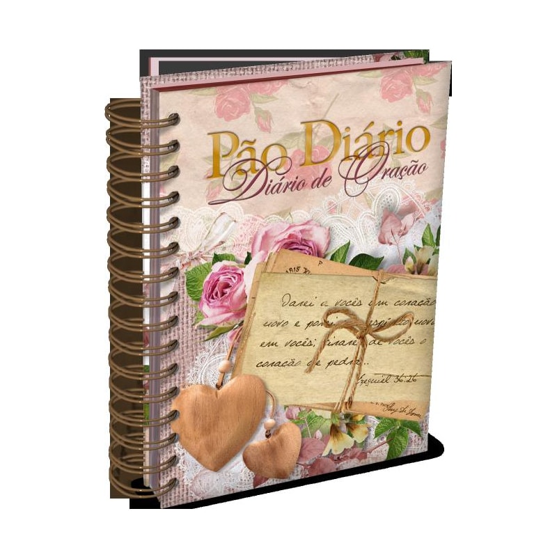 Diário de oração - Pão Diário - Novo coração - Devocional diário: Um diário com 365 reflexões com espaço para anotações